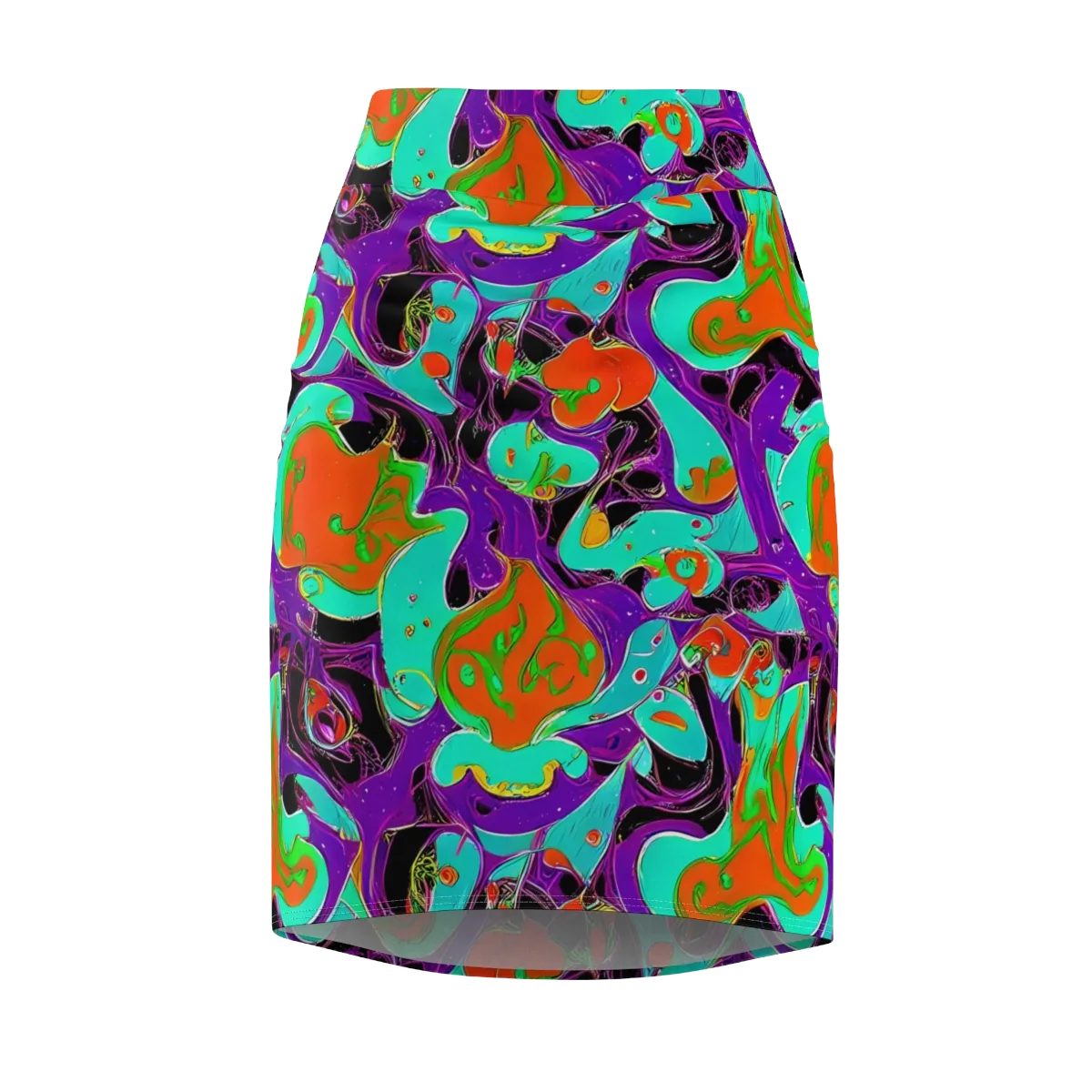 Molten Playroom on Pencil Skirt — Front