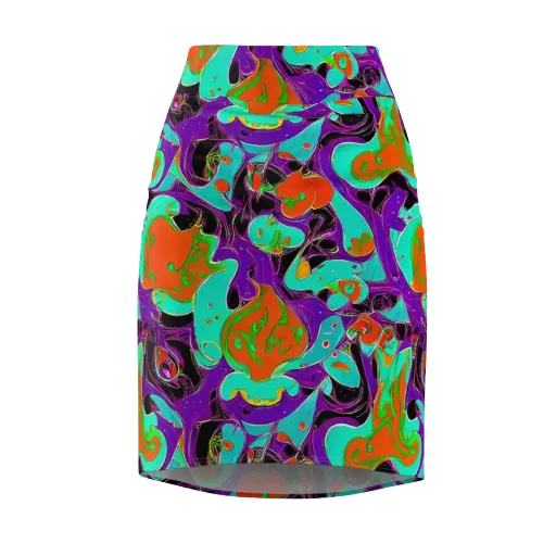 Molten Playroom on a Pencil Skirt