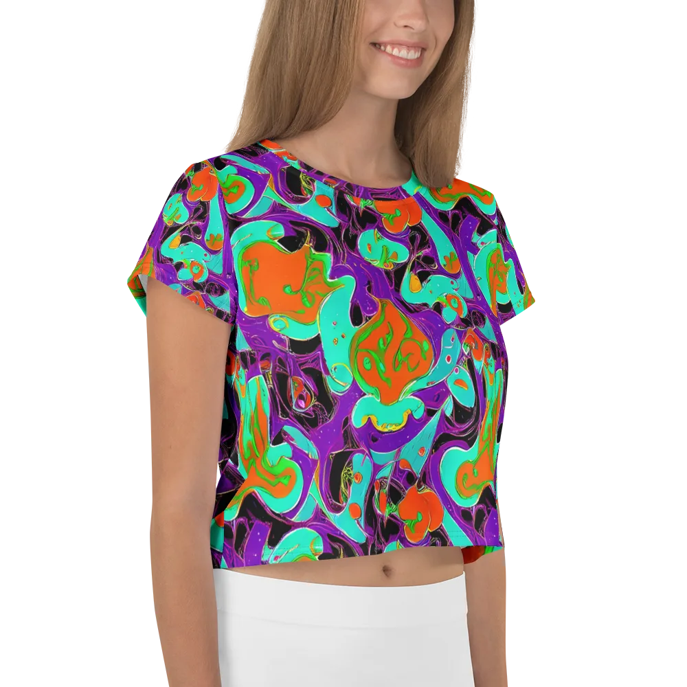 Molten Playroom on Crop Tee — Right