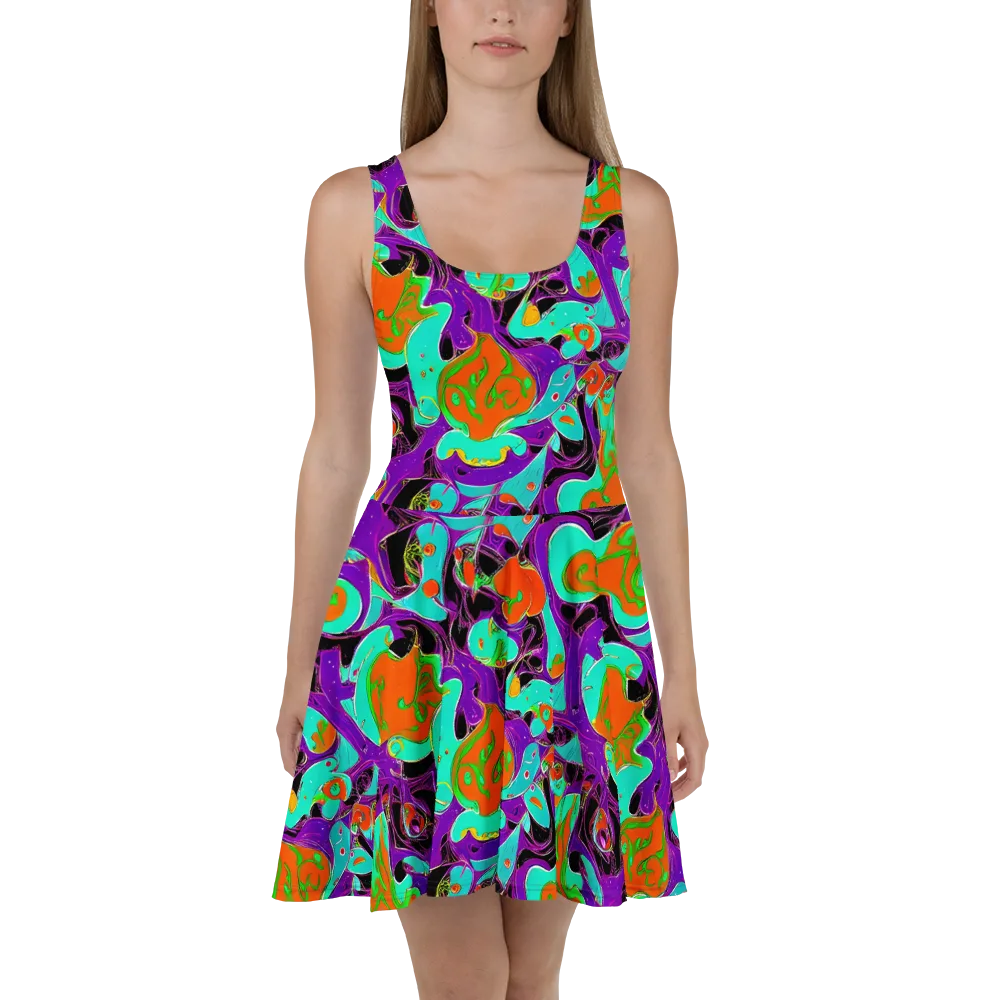 Molten Playroom on Skater Dress — Front