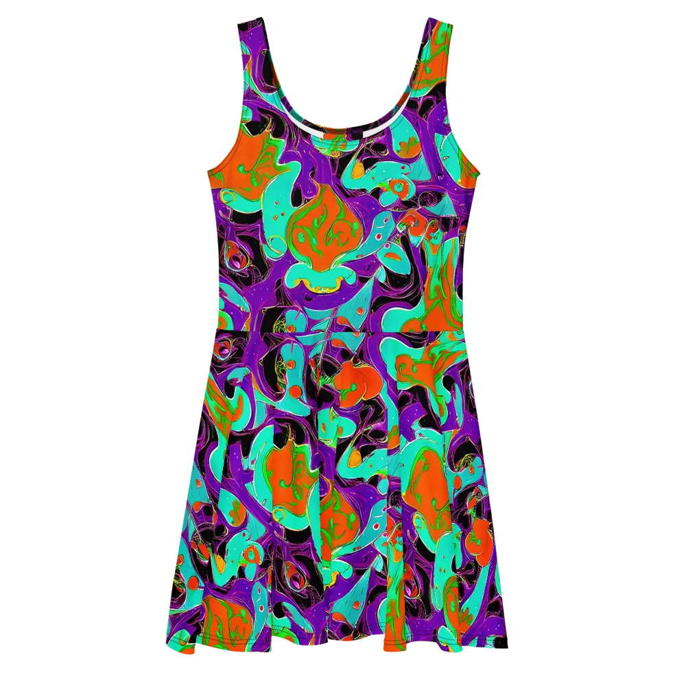 Molten Playroom on Skater Dress — Front
