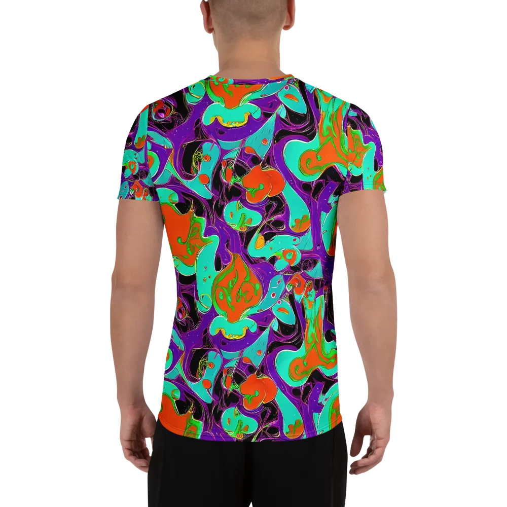 Molten Playroom on Men's Athletic T-Shirt — Back