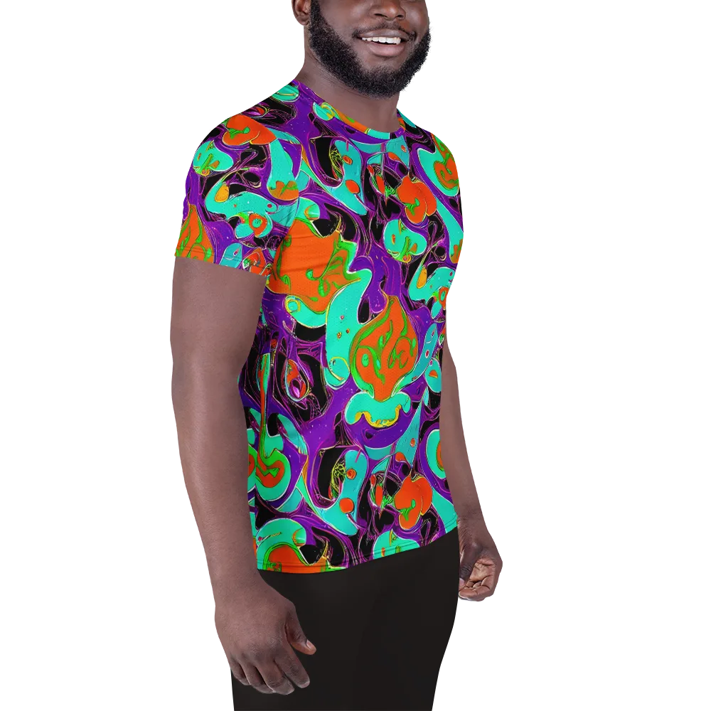 Molten Playroom on Men's Athletic T-Shirt — Right