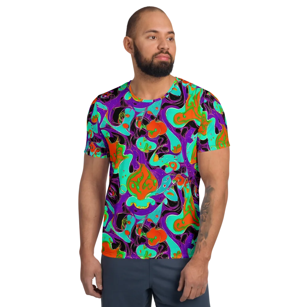 Molten Playroom on Men's Athletic T-Shirt — Front