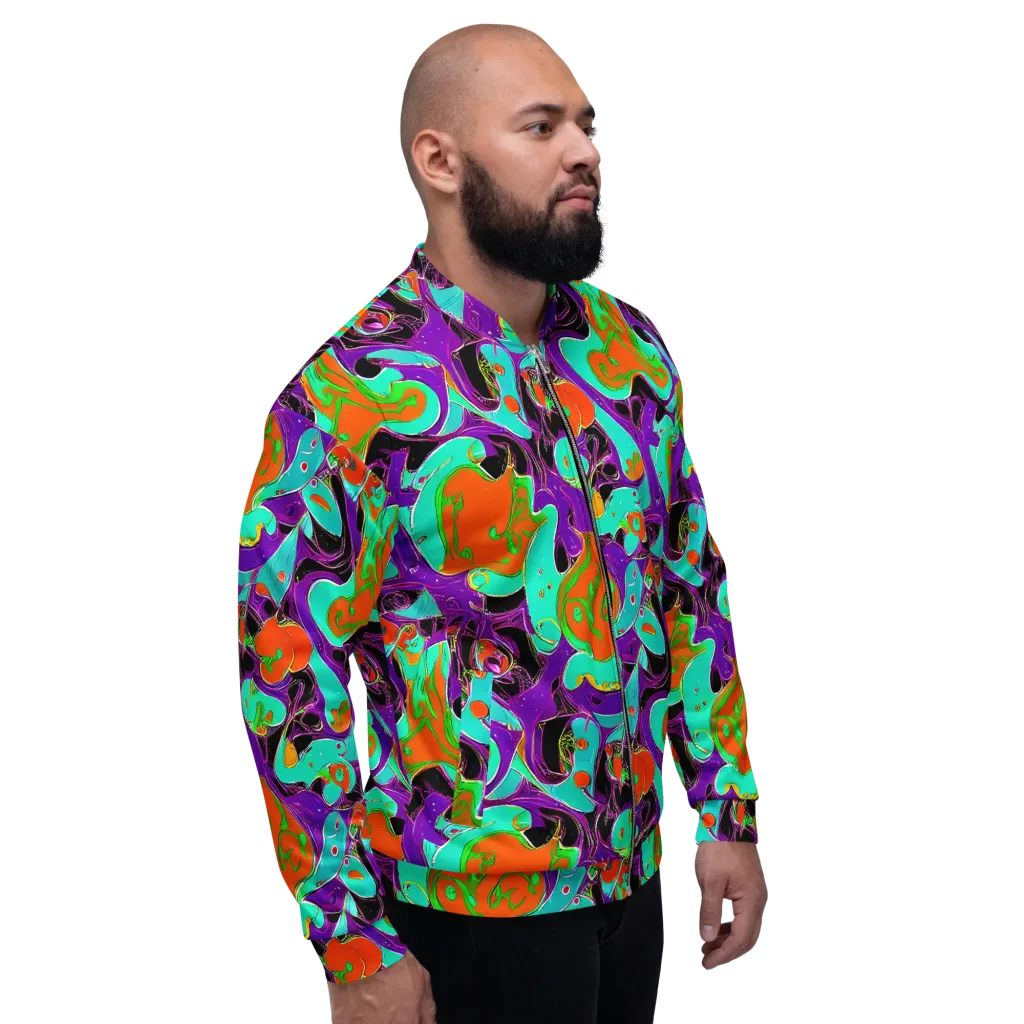 Molten Playroom on Bomber Jacket — Right