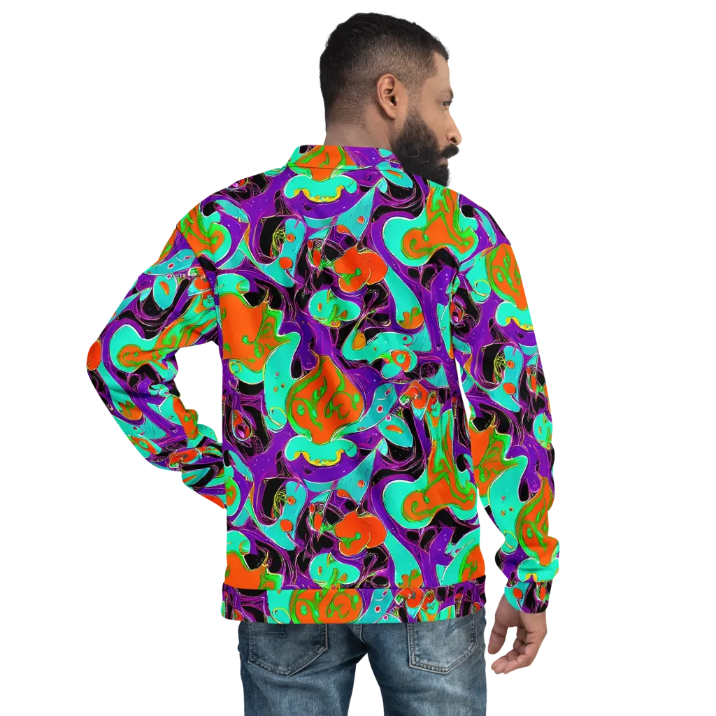 Molten Playroom on Bomber Jacket — Back