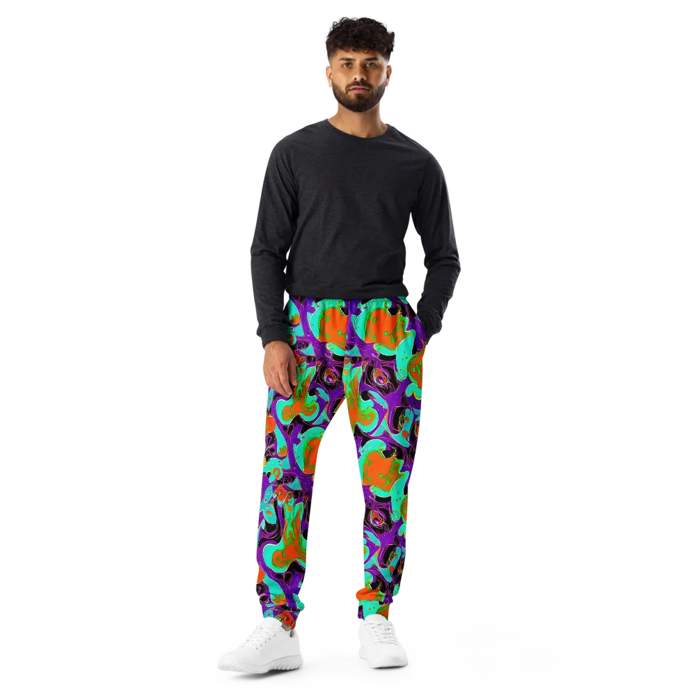 Molten Playroom on Men's Joggers — Front