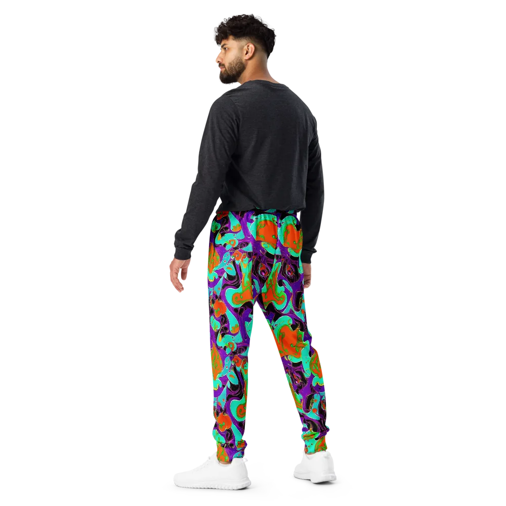 Molten Playroom on Men's Joggers — Back
