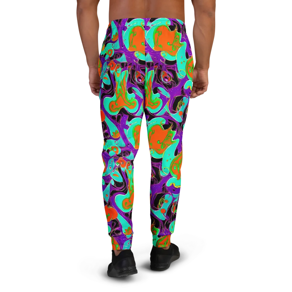 Molten Playroom on Men's Joggers — Back