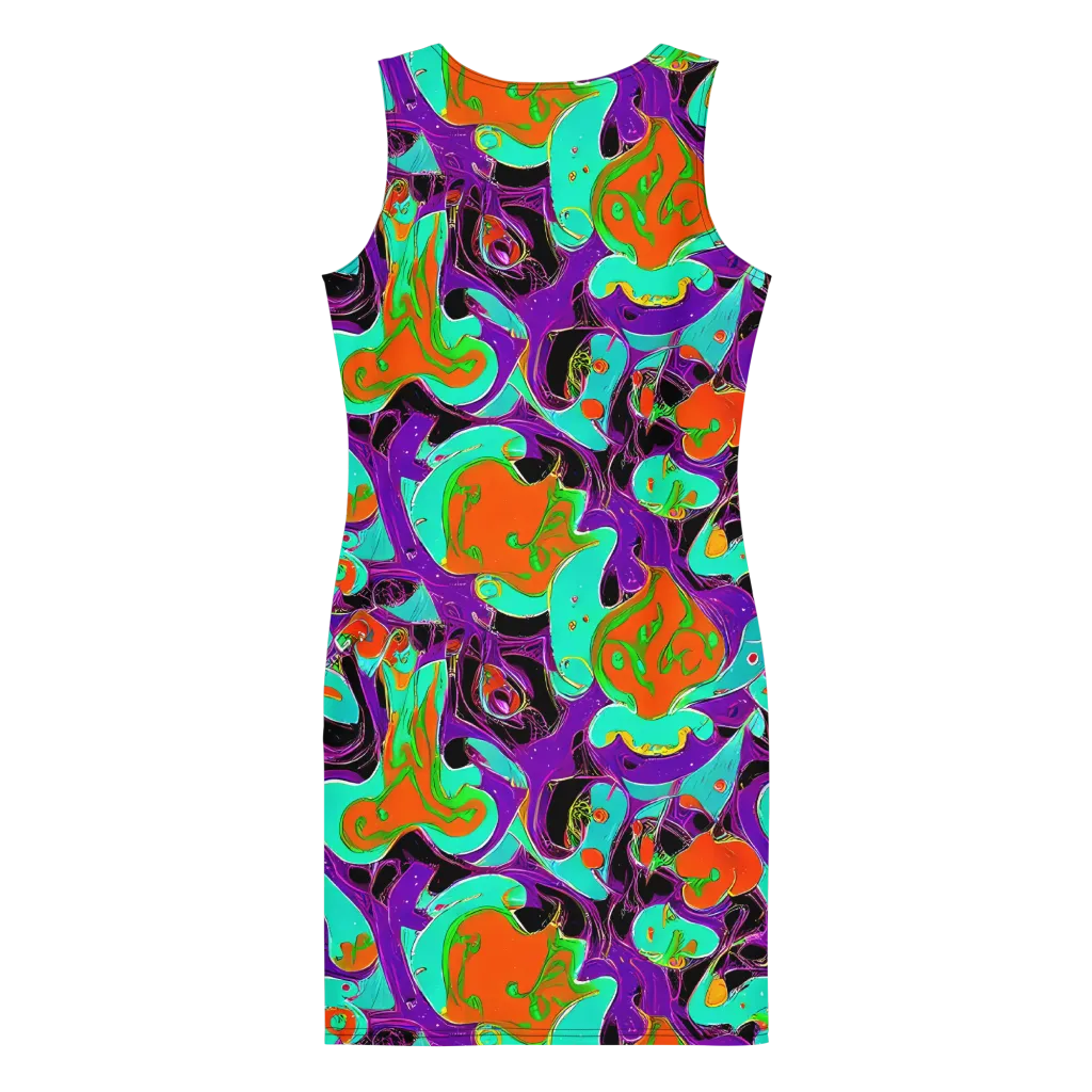 Molten Playroom on Bodycon Dress — Back
