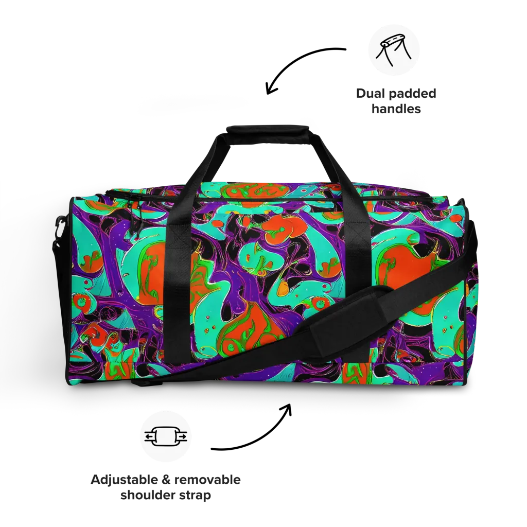 Molten Playroom on Duffle Bag — Front