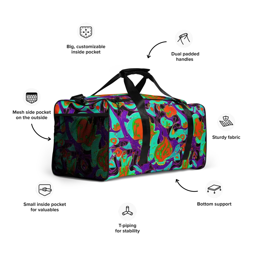 Molten Playroom on Duffle Bag — Right Front