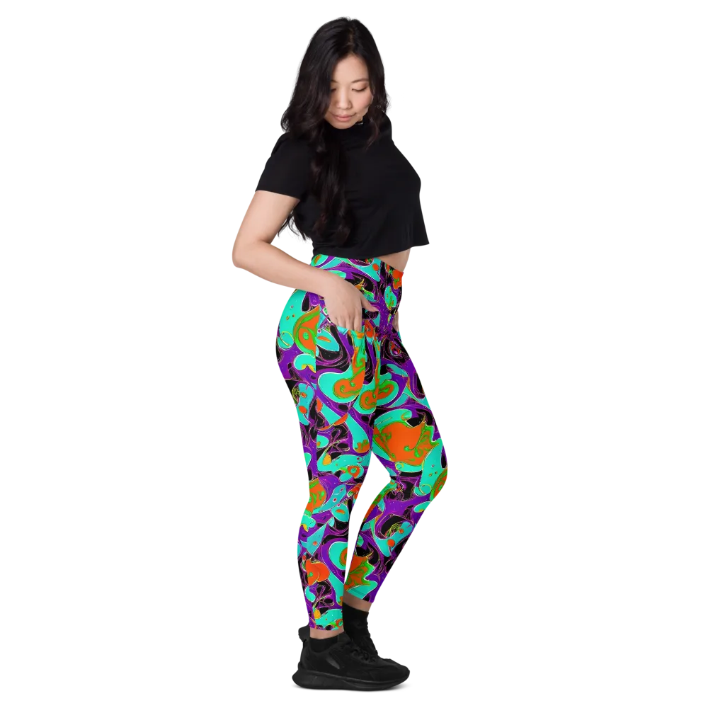 Molten Playroom on Leggings with Pockets — Right