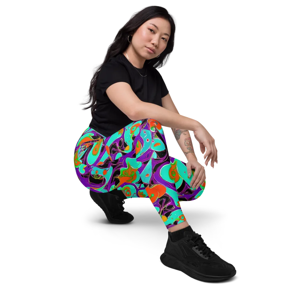 Molten Playroom on Leggings with Pockets — Right Front