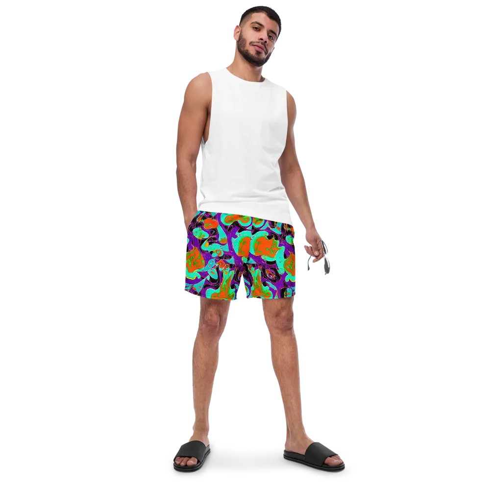 Molten Playroom on Swim Trunks — Front