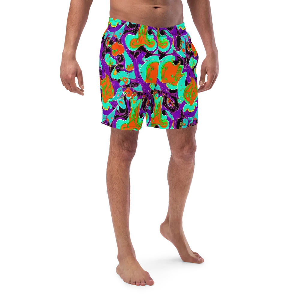 Molten Playroom on Swim Trunks — Front
