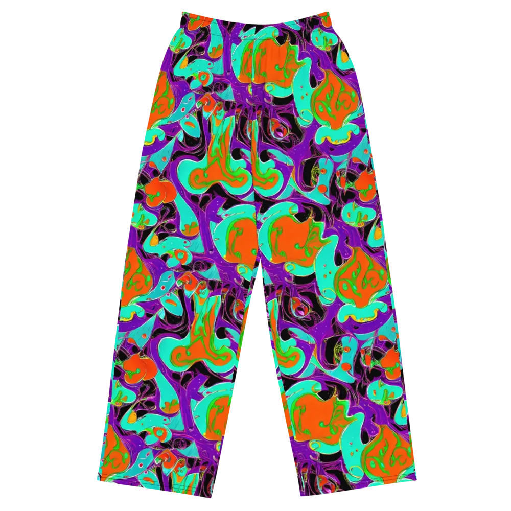 Molten Playroom on Wide-Leg Pants — Front
