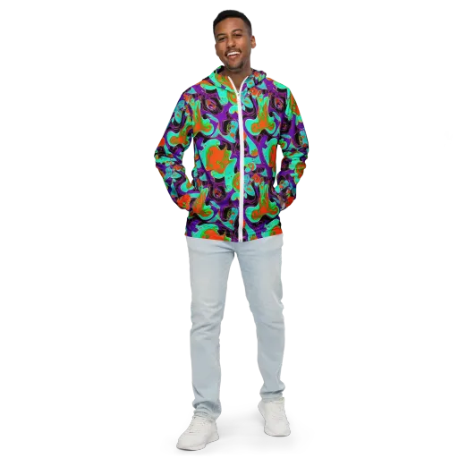 Molten Playroom on a Men's Windbreaker