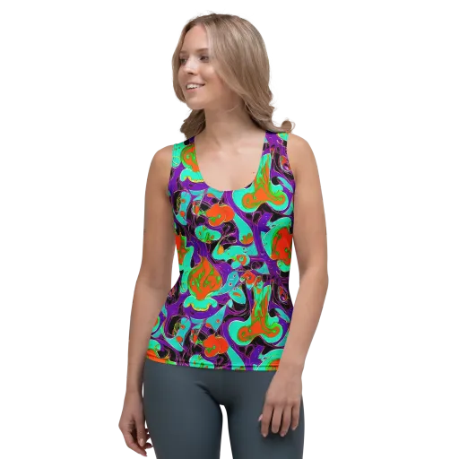 Molten Playroom on a Women's Tank Top