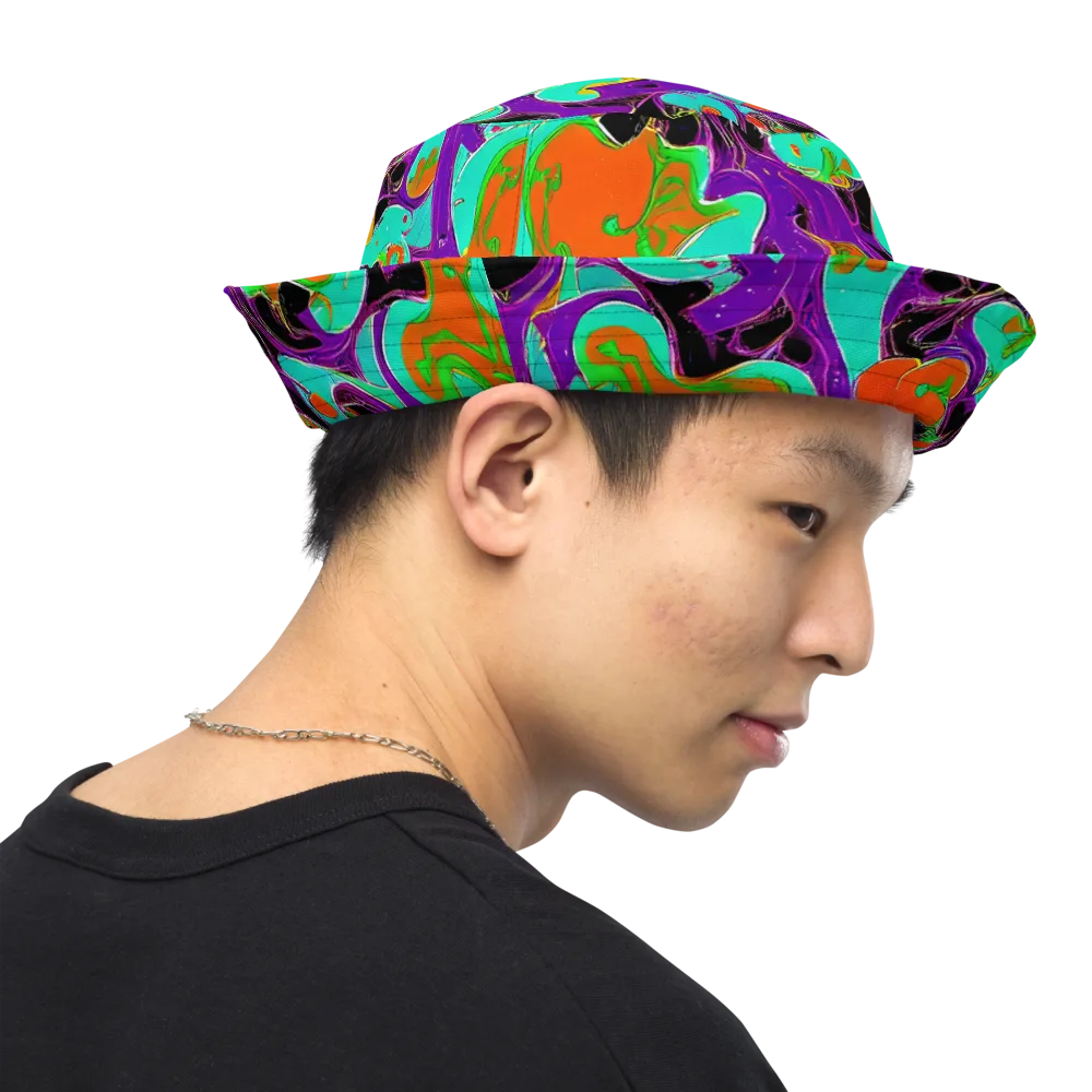 Molten Playroom on Reversible Bucket Hat — Right Outside