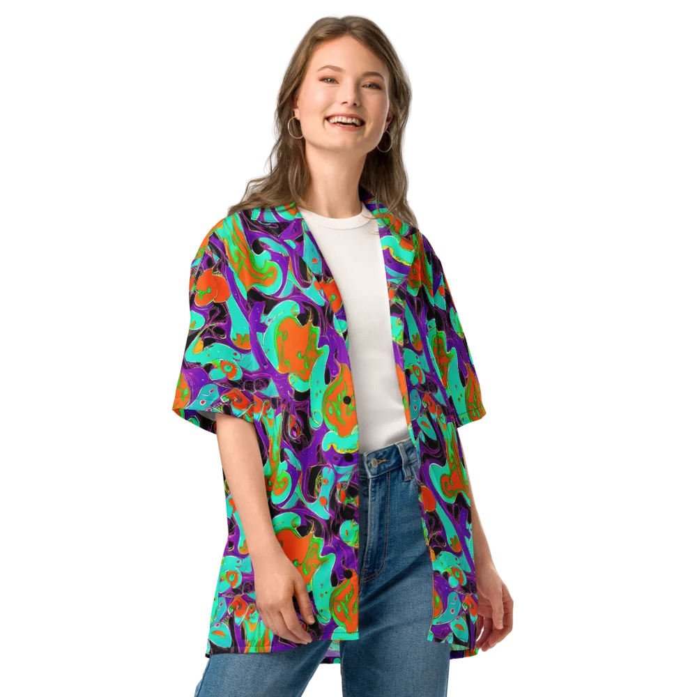 Molten Playroom on Button Shirt — Front
