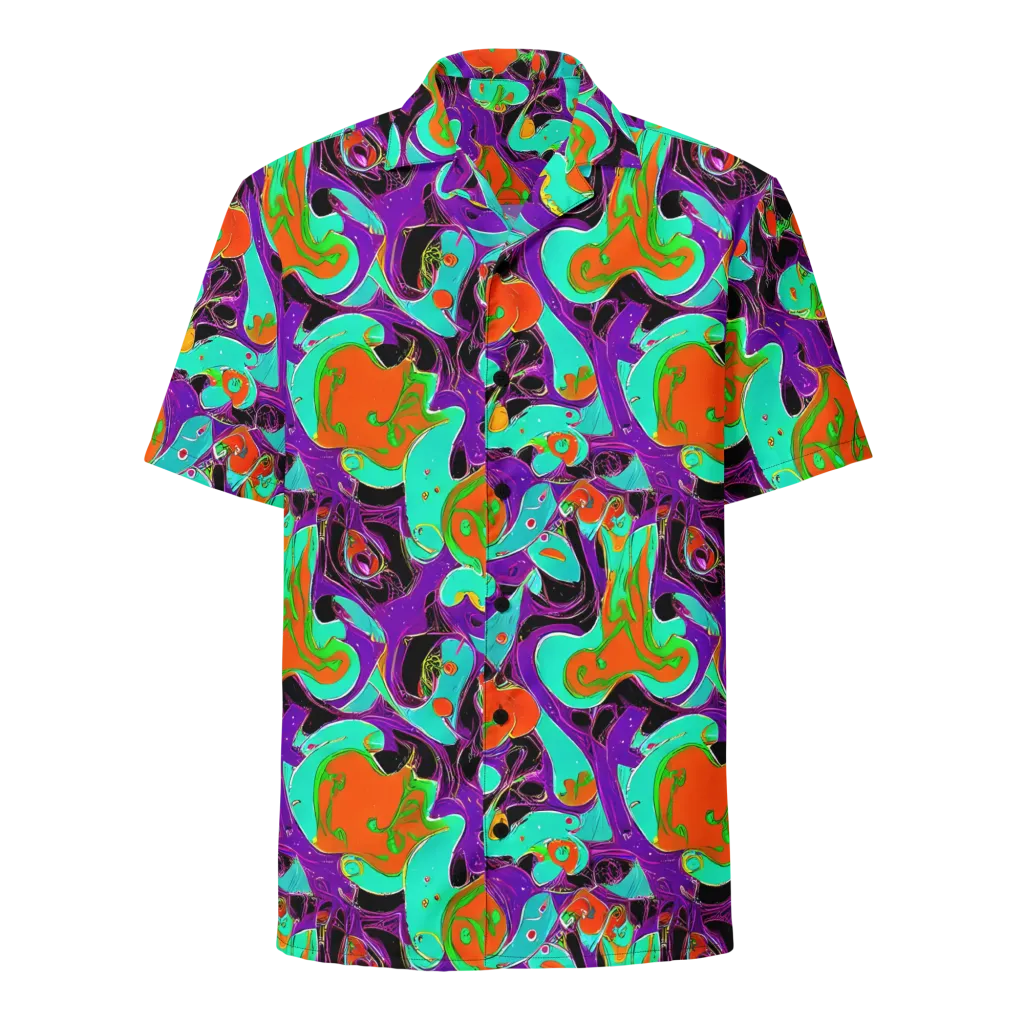Molten Playroom on Button Shirt — Front