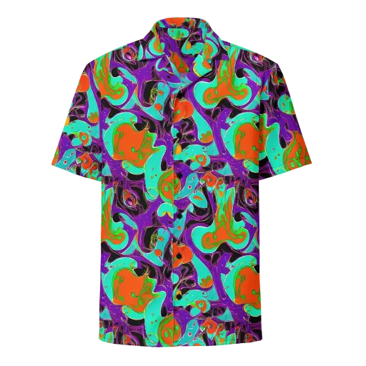 Molten Playroom on a Button Shirt