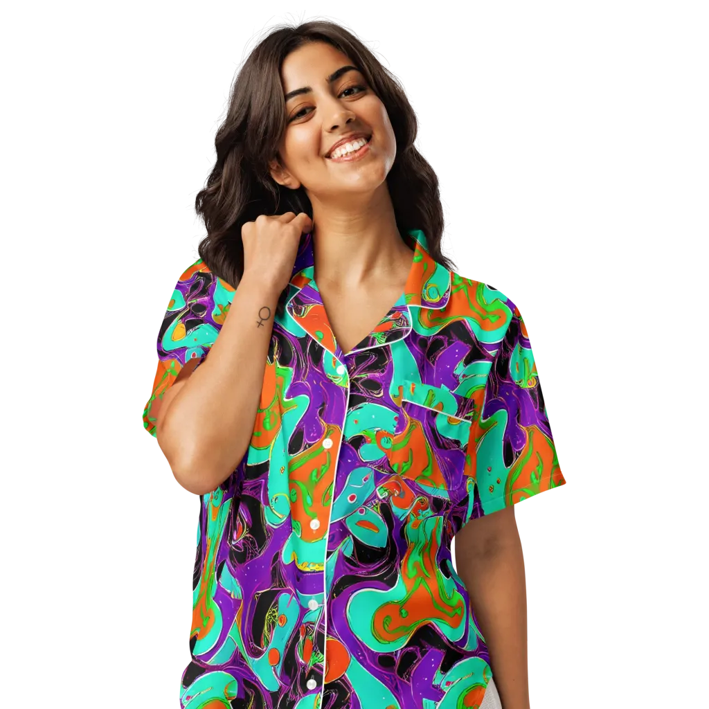 Molten Playroom on Women's Short Sleeve Pajama Top — Front