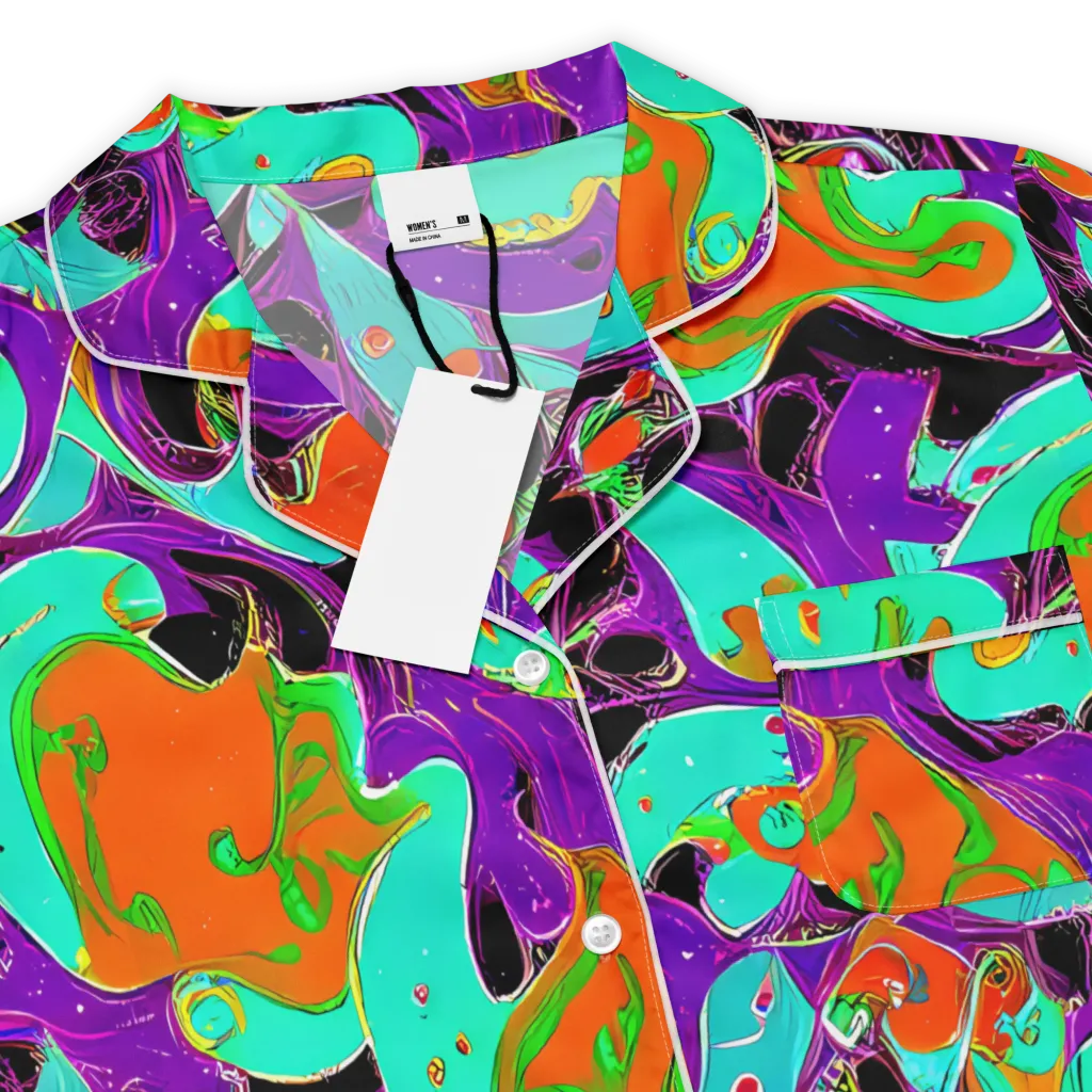 Molten Playroom on Women's Short Sleeve Pajama Top — Product details