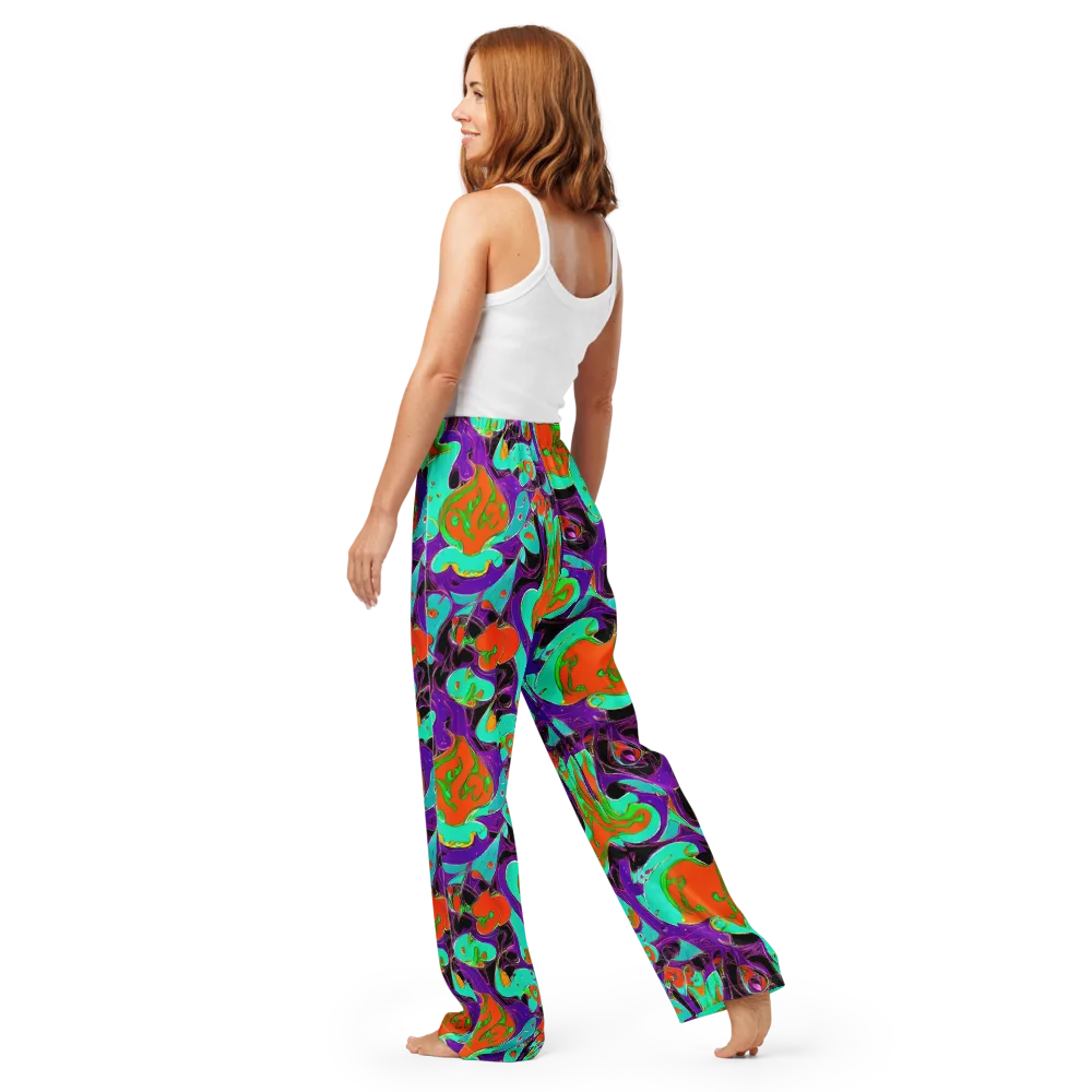 Molten Playroom on Women's Pajama Pants — Back