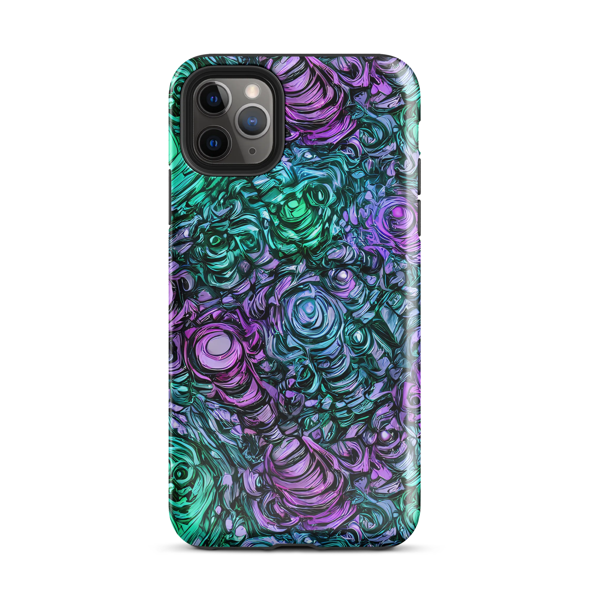 Neon Midnight Garden on Tough Case for iPhone® — Front