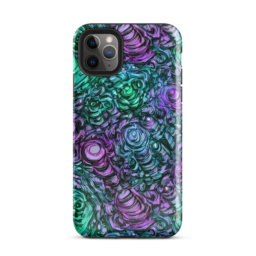 Neon Midnight Garden on Tough Case for iPhone® — Front