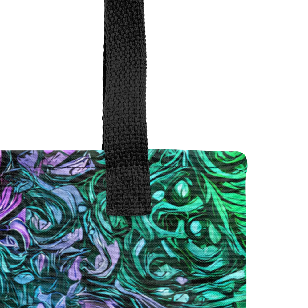 Neon Midnight Garden on Tote Bag — Product details