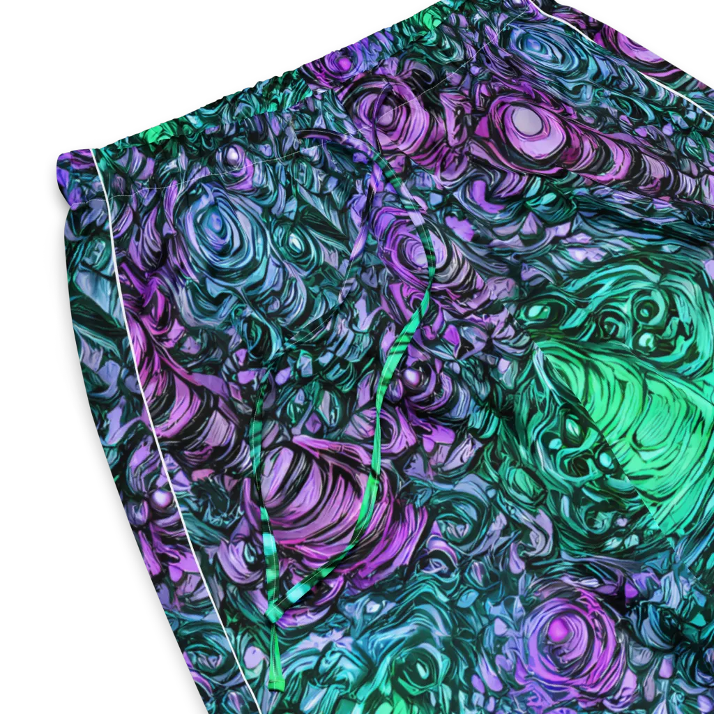 Neon Midnight Garden on Women's Pajama Pants — Product details