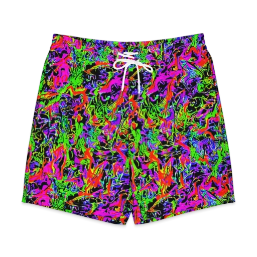 Acid Dreamscape on a Men's Board Shorts