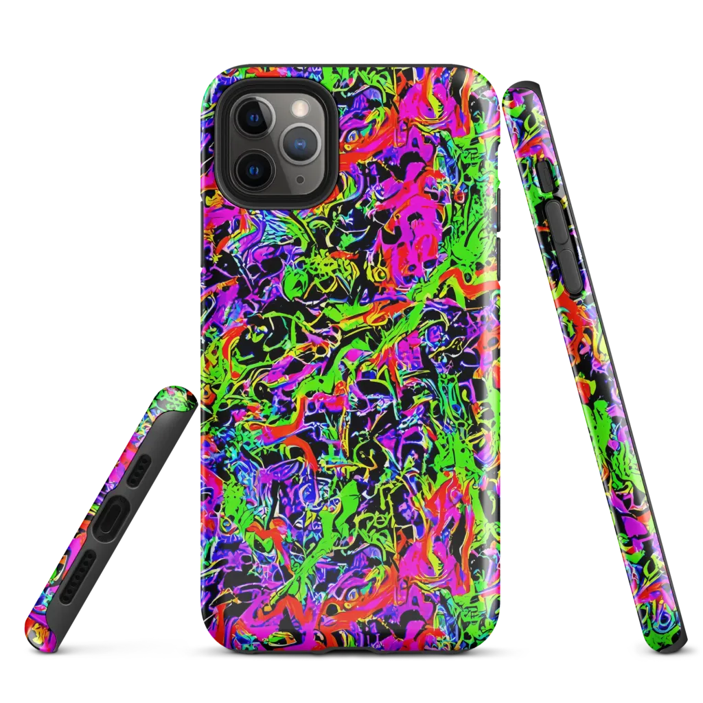Acid Dreamscape on Tough Case for iPhone® — Front