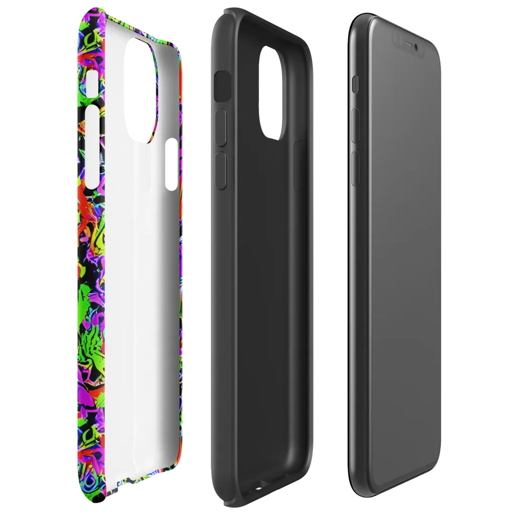 Acid Dreamscape on Tough Case for iPhone® — Right