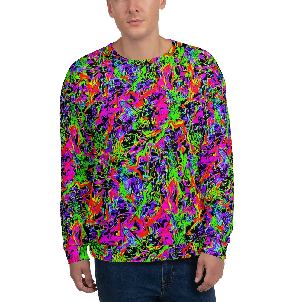 Acid Dreamscape on Sweatshirt — Front
