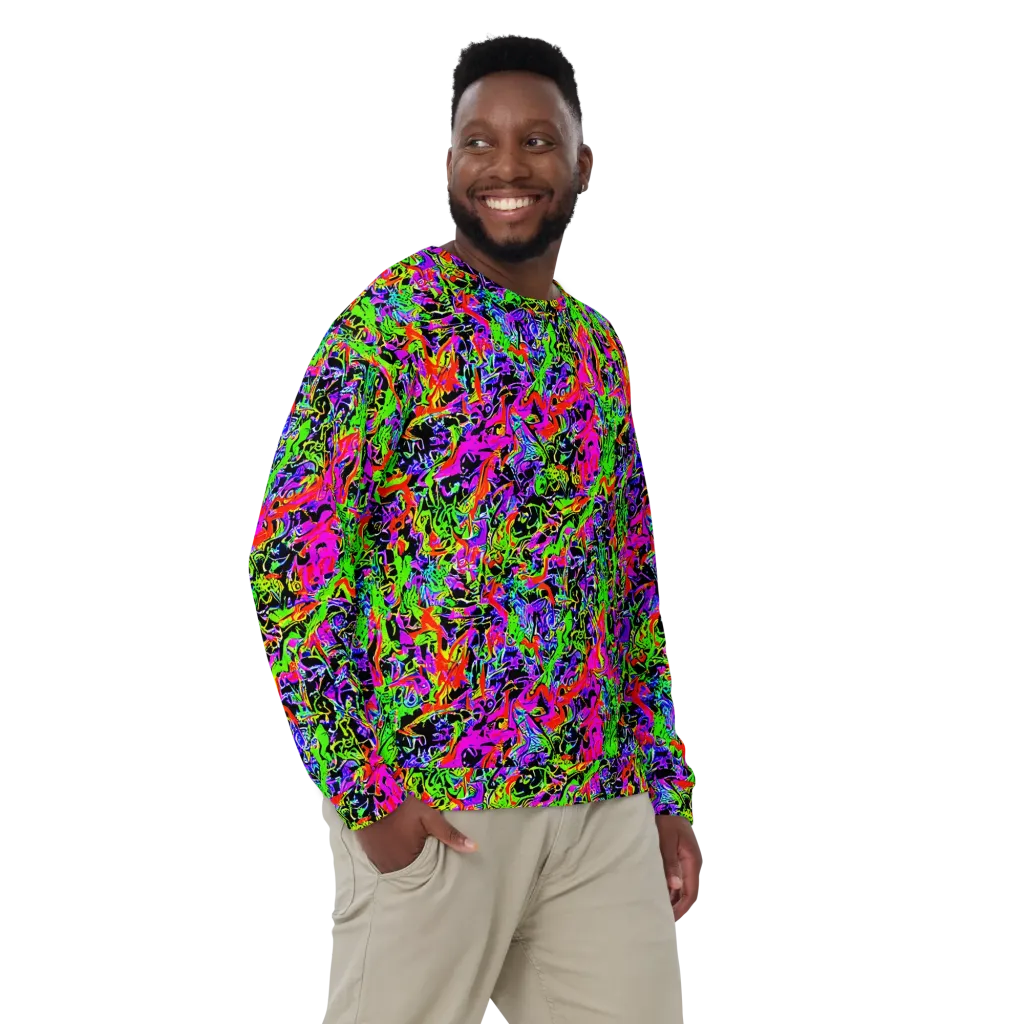 Acid Dreamscape on Sweatshirt — Front