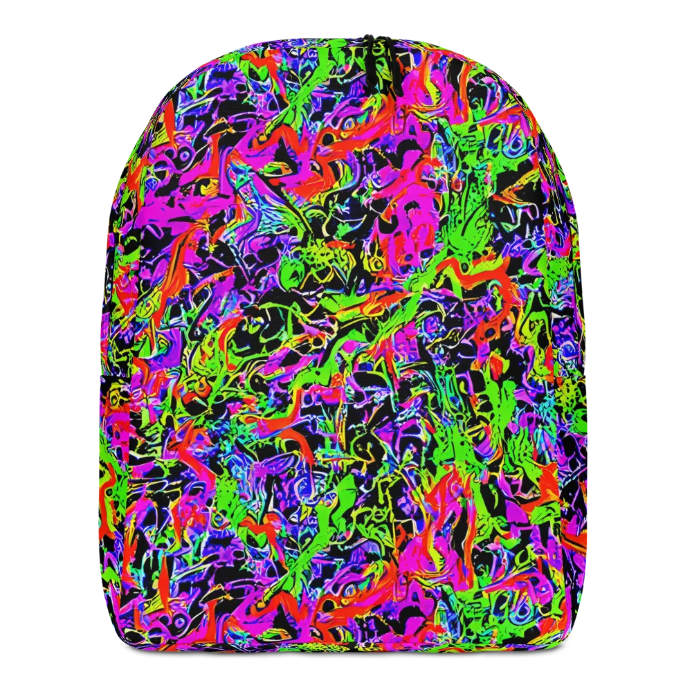 Acid Dreamscape on Minimalist Backpack — Front
