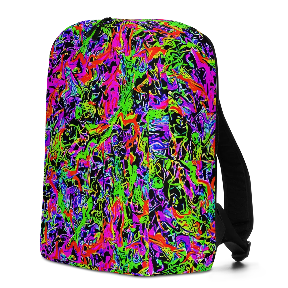 Acid Dreamscape on Minimalist Backpack — Left