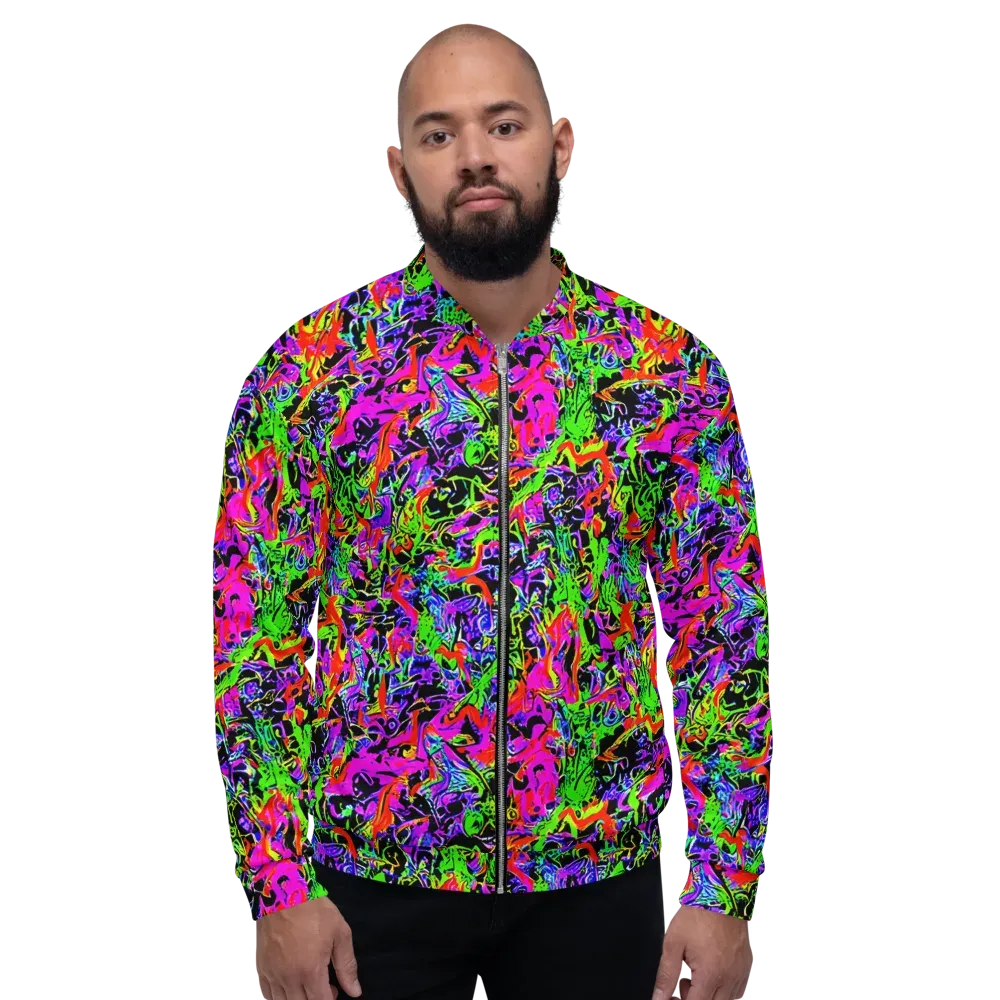 Acid Dreamscape on Bomber Jacket — Front