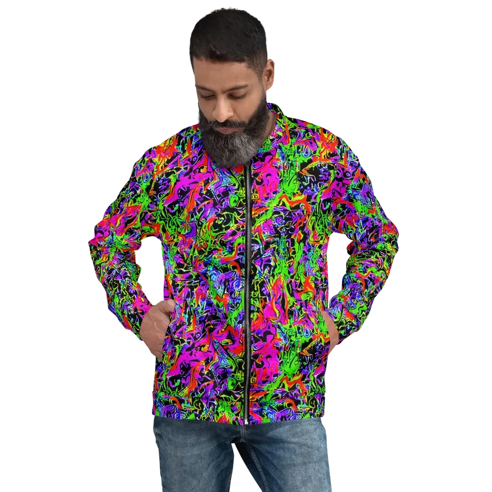 Acid Dreamscape on Bomber Jacket — Front