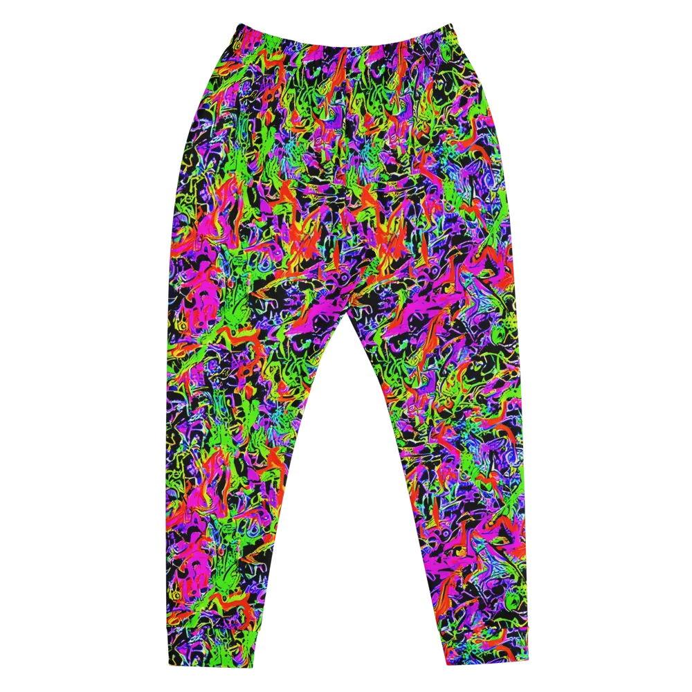 Acid Dreamscape on Men's Joggers — Front