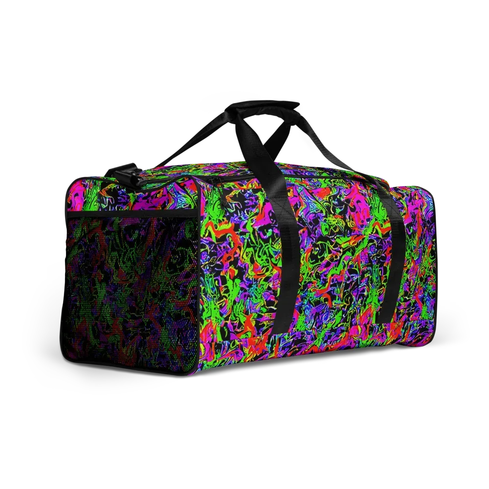 Acid Dreamscape on Duffle Bag — Right Front