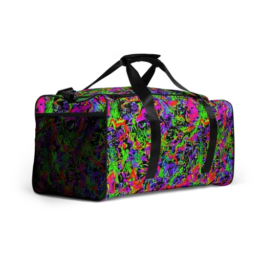 Acid Dreamscape on a Duffle Bag