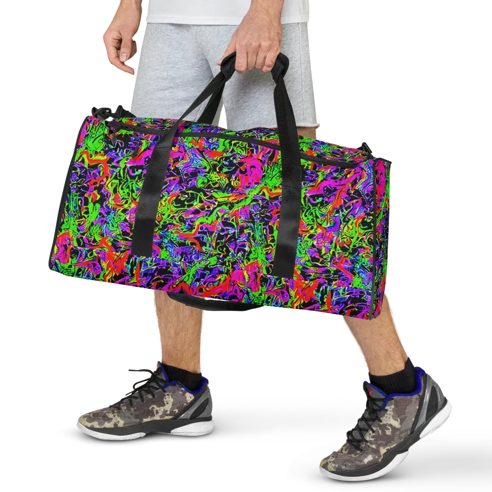 Acid Dreamscape on Duffle Bag — Front