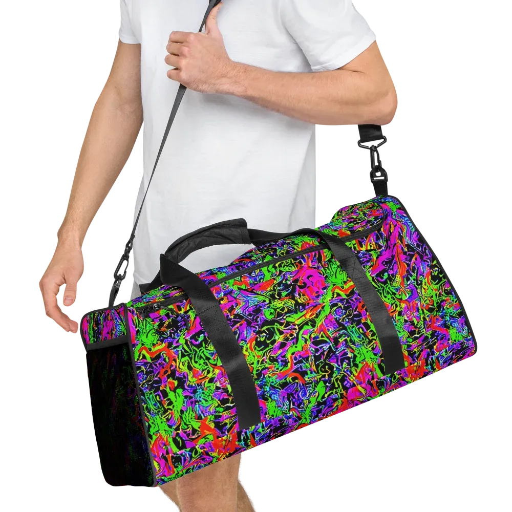 Acid Dreamscape on Duffle Bag — Right Front