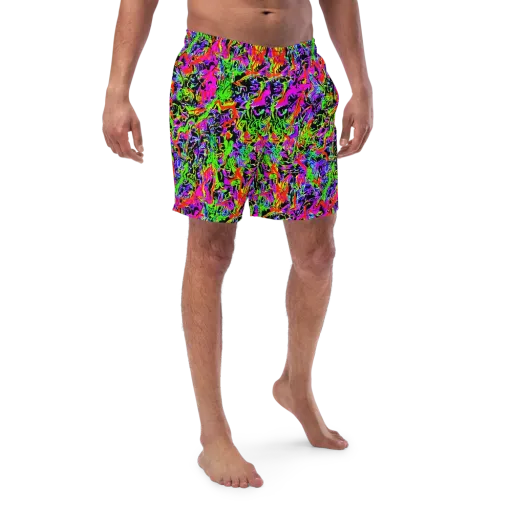 Acid Dreamscape on a Swim Trunks