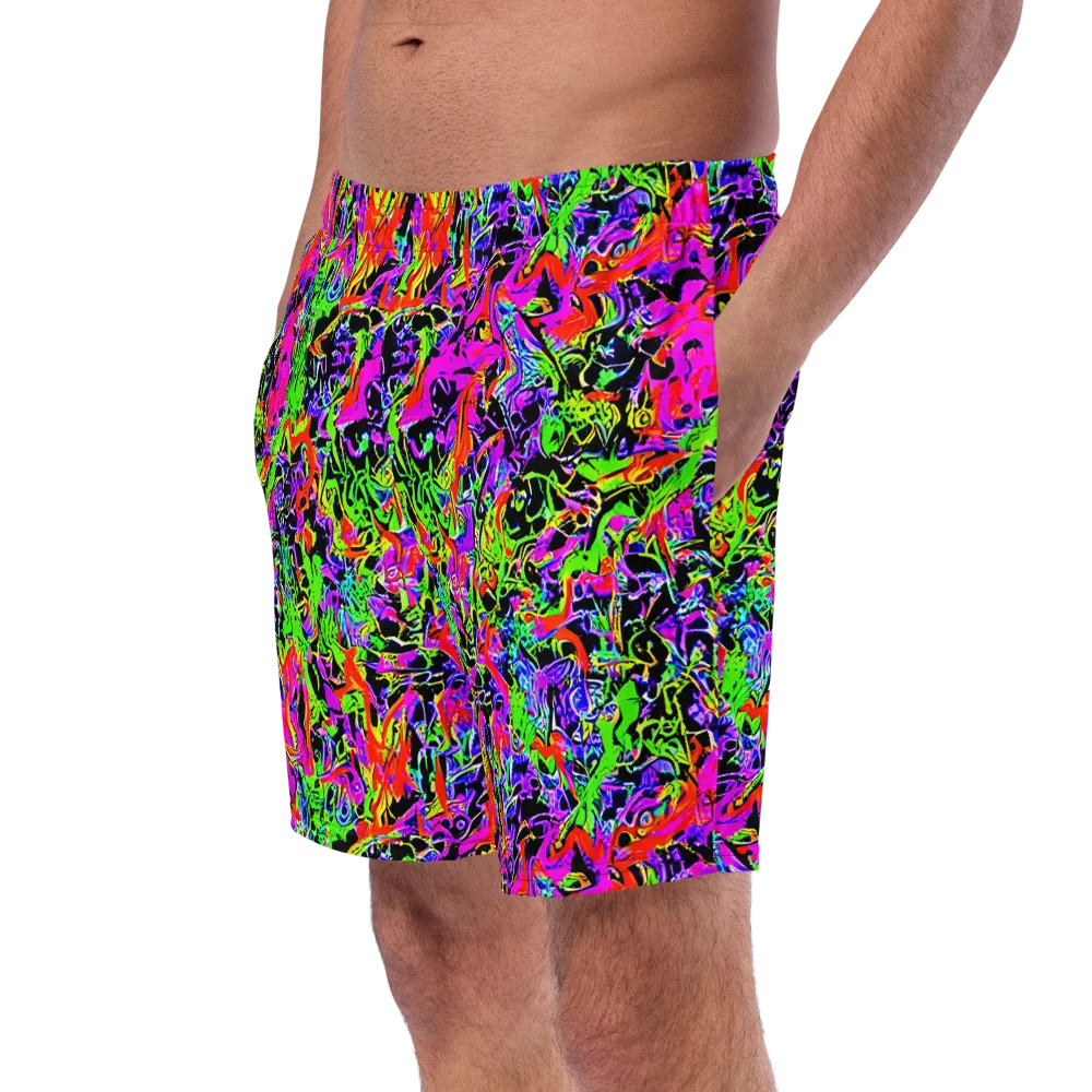 Acid Dreamscape on Swim Trunks — Left Front